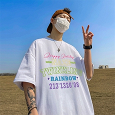 数据超好220克重磅美式潮牌短袖t恤T1218-P28直播有280克品质P38，男装T恤，电商A486