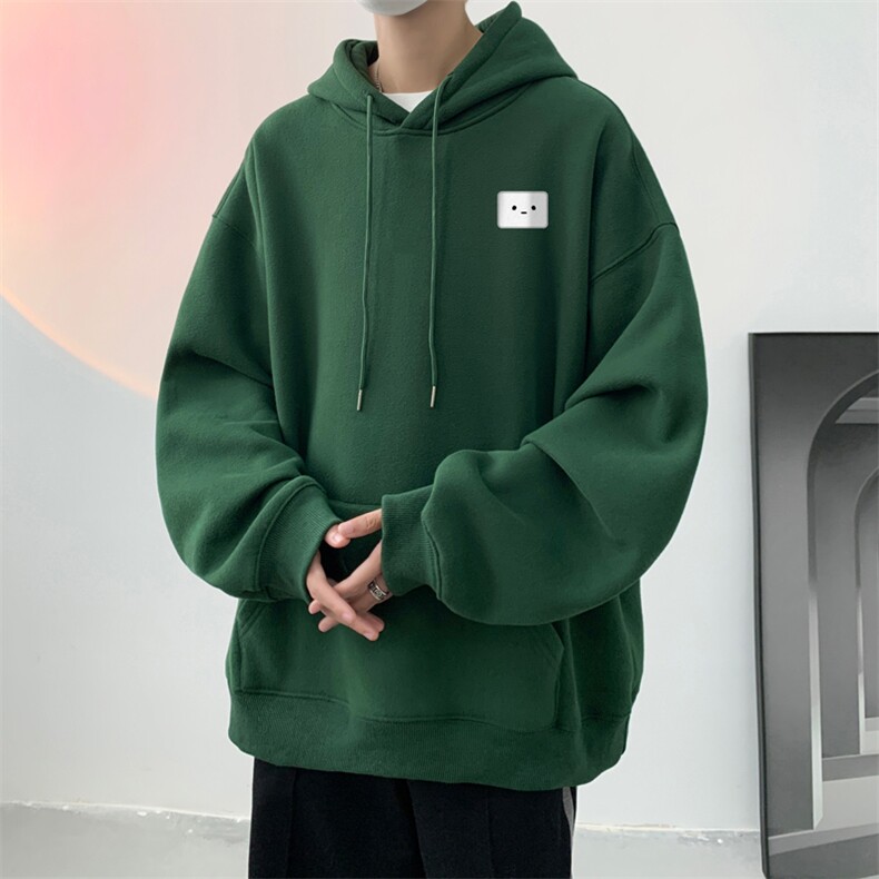 ！连帽圆领卫衣男装港风帽衫男 LM117-P35图片