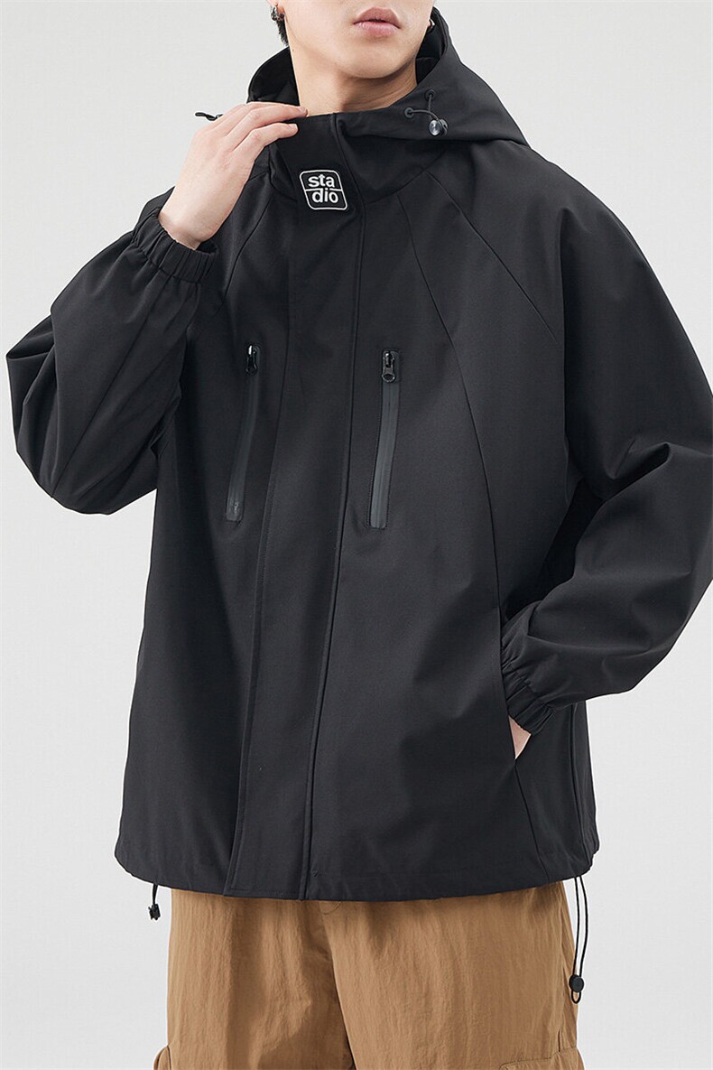 秋季现货户外夹克男连帽冲锋衣外套DSA157B-JK7812-P68,男装夹克,电商A157B