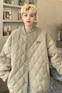 特批P90无差价美拉德风加棉加厚棒球服男保暖棉衣棉袄大码外套M51图片