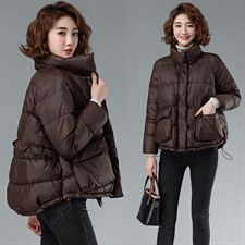 2024冬季新品时尚休闲显瘦羽绒服90白鸭绒，女装羽绒服，余墨