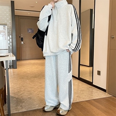 现货青少年卫衣卫裤两件套2026春季新款情侣运动衣裤TZ595，男装休闲裤，星座1816-1（原1210-1）