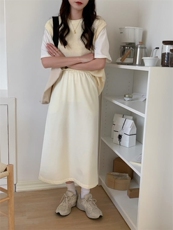 百搭半裙，女装半身裙，DAP