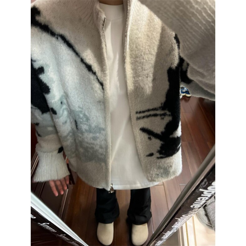 【有货】cleanfit撞色毛衣男秋冬高级痞帅开衫针织衫B06LL-特P68,男装针织衫/毛衣,星座1007（原301D）