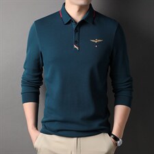 D66162钱塘2020-2新款中年男士春秋时尚休闲帅气百搭T恤P63，男装T恤，钱塘207-2