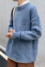 M19072-P45加绒款-P65加厚加绒毛衣男大码毛线衣男针织衫男线衫，男装针织衫/毛衣，电商A040