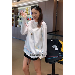 美式高街解构工艺速干长袖T恤衫男女款防晒上衣户外运动骑行服潮图片