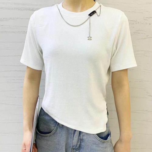 【现货】新款项链短T，女装，F，2018