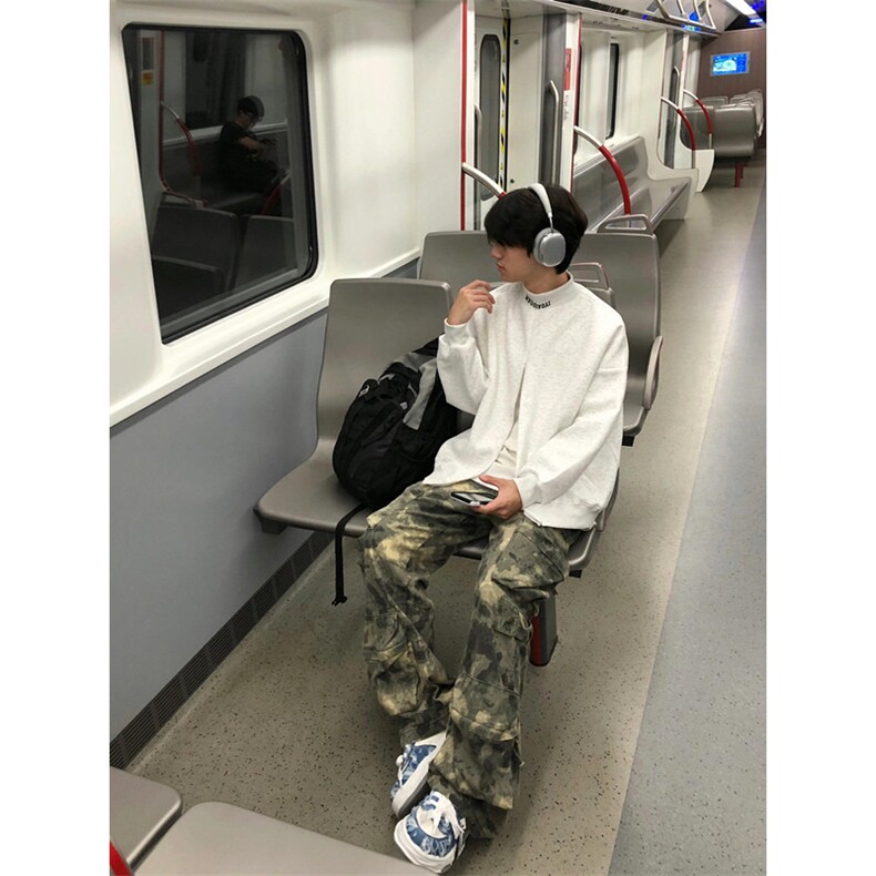 春秋美式半高领卫衣男时尚vibe拉链外套重磅宽松上衣男装W208,男装卫衣,星座1116A（原606A-3）