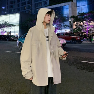 港风连帽工装夹克男 上衣外套JK762 P80图片