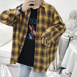 2021年新品 cec宽松版衬衣 格子休闲衬衫男 C93/ 限图片