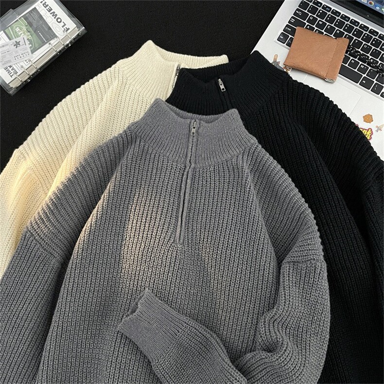 休闲毛衣开衫男生秋季校园风拼接设计长袖外套复古少年感大码上衣,男装针织衫/毛衣,星座1116-2