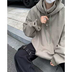 A724-P48 2023秋季新款设计感上衣男美式高街vibe连帽冲锋衣夹克图片