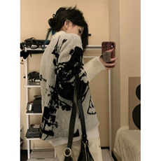 【有货】D560CC-特P60渐变蝴蝶仿貂毛针织开衫毛衣外套男，男装针织衫/毛衣，星座1007（原301D）