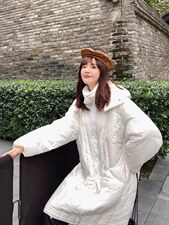 宽松版羽绒服，女装羽绒服，cong 聪+