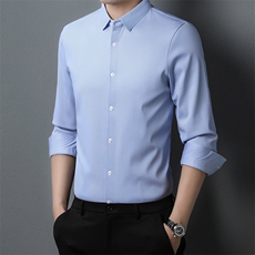 CA10102003钱塘2020-2中年男士冬季厚款加绒商务休闲衬衫P77，男装衬衫，钱塘207-2