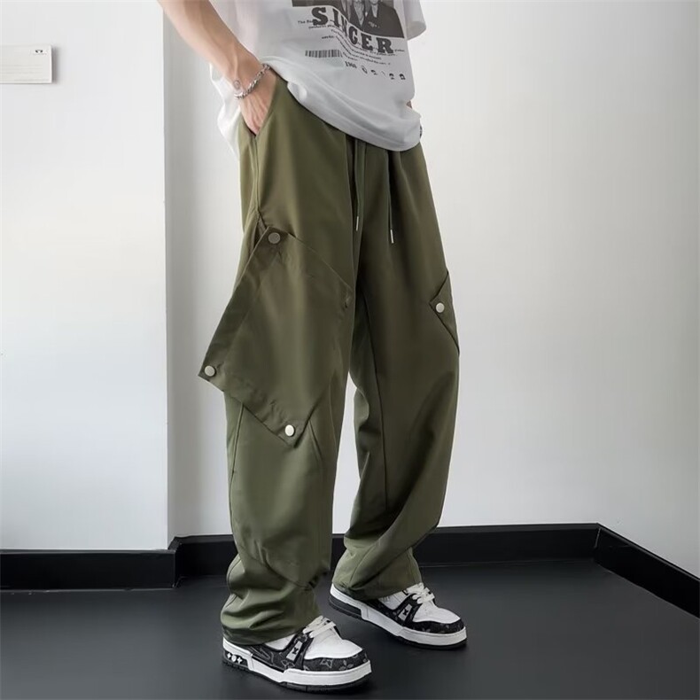 宽松型夏季休闲裤青春流行时尚潮牌潮流气质慵懒男长裤LD75P35,男装休闲裤,星座1116-2