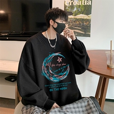 半高领毛衣男士大码针织衫男毛线衣男M18341-P45加绒款-P65，男装针织衫/毛衣，电商A040