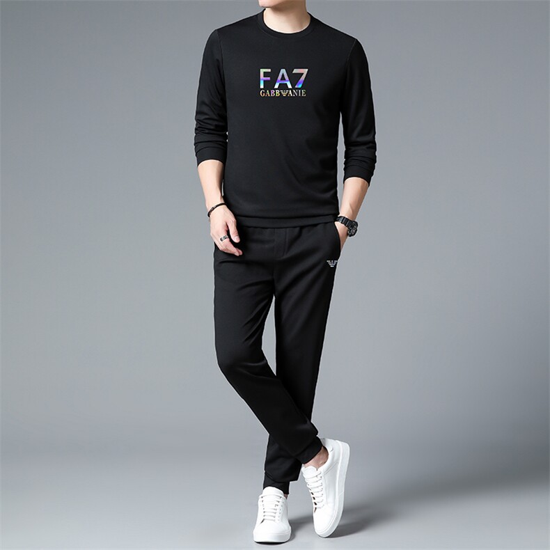HPN-TZ1101男士2023年春季新款长袖两件套青年休闲套装,男装休闲套装,电商B360