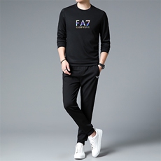 HPN-TZ1101男士2023年春季新款长袖两件套青年休闲套装，男装休闲套装，电商B360