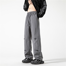 抖音品质春季潮流新款户外松紧宽松休闲裤B315-K24012-P50控68，男装休闲裤，电商B315