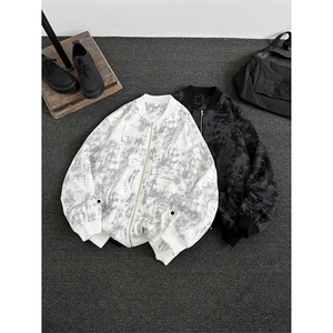 JK5063/P65秋装新款不起球不掉色卫衣男夹克棒球服宽松大码外套图片