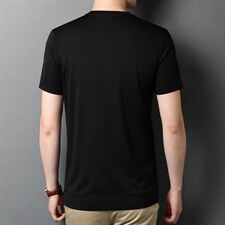 夏季圆领舒适短袖t恤男时尚半袖韩版男装薄款冰爽凉感体恤P42，男装T恤，钱塘6003A(原)4033A