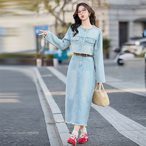 2025年春季新款套装潮流时尚气质简约百搭套装裙女图片