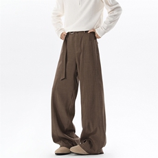 2025秋季新款无影墙老钱复合棉麻西裤M-5XLHK25790-特P45，男装西裤，电商A022