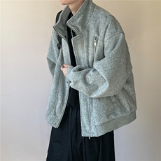 现货短款羊毛呢夹克外套秋冬加厚呢大衣A351-AJ2602-P125控188，男装夹克，电商A351