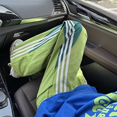 多巴胺速干裤子男夏季高密防水速干三条杠宽松直筒休闲裤KA606，男装休闲裤，星座1116A-1（原606A）