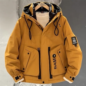 2026新款男士宽松羽绒服休闲百搭工装青少年夹克外套上衣图片