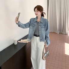 百搭长袖保暖时尚女短外套标准短款秋季女装薄款休闲春秋小个子，女装短外套，浙宝210（原浙宝191）