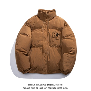 白鸭绒白底冬季新款Cityboy抽绳立领羽绒服YR216P195控258图片