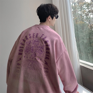 2023春季新款卫衣男款美式外套小众设计春秋装MY02386-P58图片