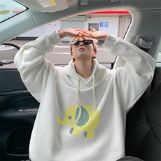 连帽卫衣男大码胖子帽衫大号运动服WY2441-P35，男装卫衣，电商A040