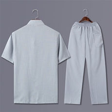 783大货款中国风唐装套装民族服装套装爸爸夏季运动套装男衣服，男装套装，星座1216（原钱塘722）