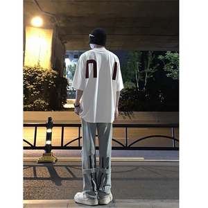 B221 美式ins高街暗黑系小众拉链直筒牛仔裤 LK23073-P65 控88图片