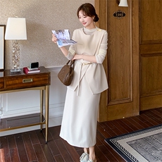 洋气时髦马甲半身裙套装女春季2025新款气质三件套绝美穿搭高级感，女装套装/套裙，2C232