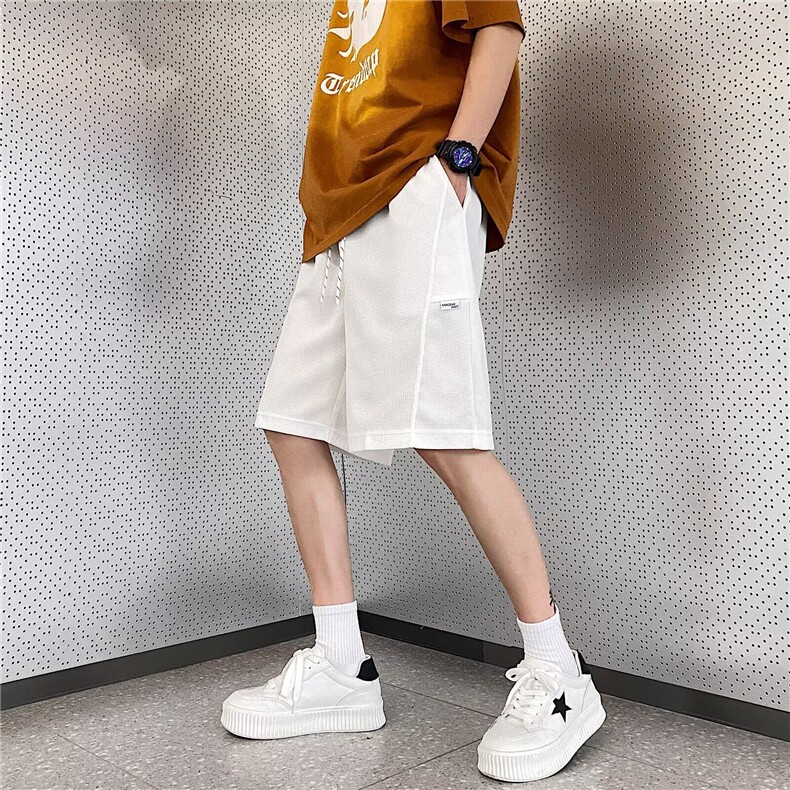 五分裤男女韩版潮流宽松百搭帅2025夏季ins新款休闲短裤K6229-P28,男装休闲裤,星座412-3