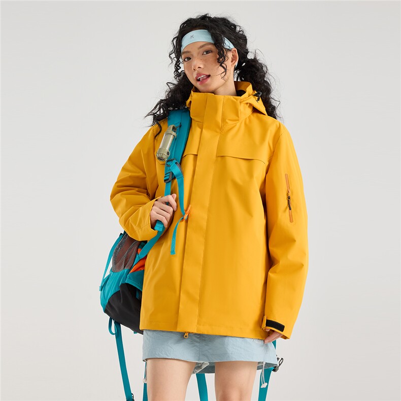 冲锋衣2025新款秋冬三合一户外防风登山运动外套A436-6688-P105,男装夹克,电商A436