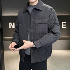 标90冬季新款店主风高品质保暖翻领羽绒服外套男M628-P255，男装羽绒服，电商A413