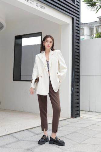 前脚口开叉小脚裤，其它，杭派依秀