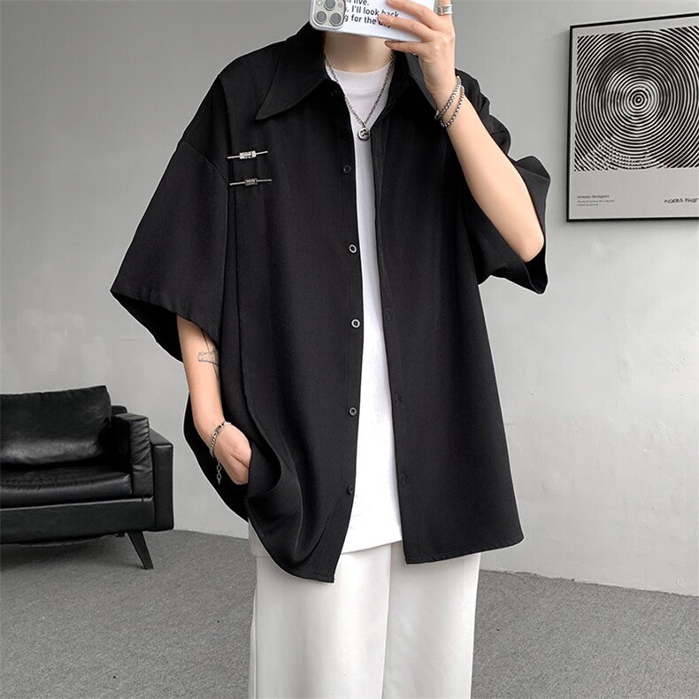 【现货】D130-P48控68大码重磅高品质手工衬衫同款长袖CS7110,男装衬衫,电商D232