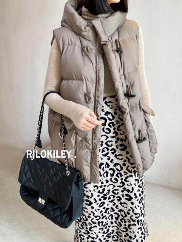 2021冬韩版90绒羽绒马甲，女装马夹，雷洛奇丽