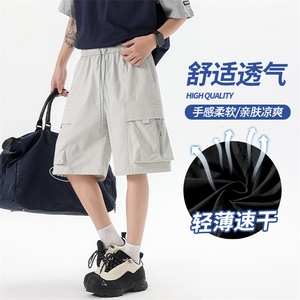 夏季工装短裤男ins潮牌休闲百搭潮流痞帅五分裤D0507-P45图片