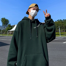 抖音得物供货可提供视频春装重磅美式宽松连帽卫衣DL2416，男装卫衣，电商A486-1