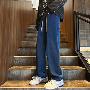 K1220-p30-控59oversizecleanfit黄泥牛仔裤直筒裤老爹裤长裤