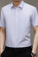 JG23-2男式2023年夏季新款百搭衬衫男短袖商务休闲衬衣男装P50，男装衬衫，电商B360