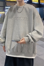 港风圆领卫衣男落肩打底衫潮流百搭上衣外套Y016P32，男装卫衣，星座1204-3